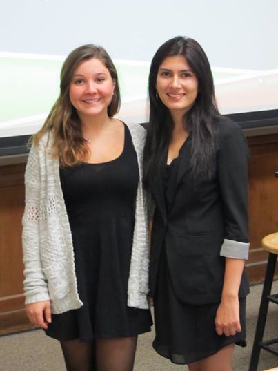 Our Oct 31 speakers, Ellie Clerc and Niru Pokharel from the Curran Lab